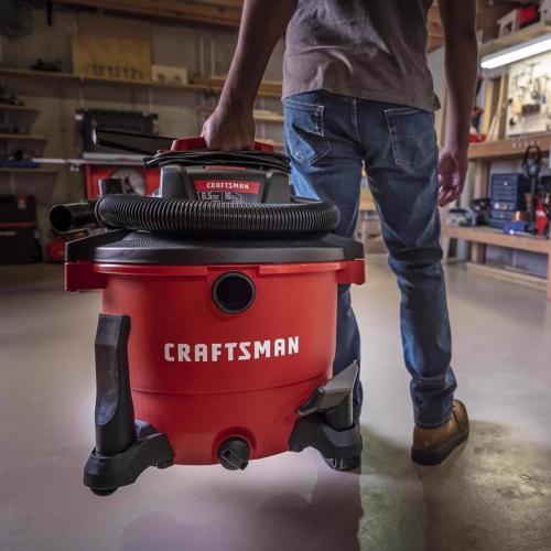 CRAFTSMAN 16 gal Corded Wet/Dry Vacuum 12 amps 120 V 6.5 HP