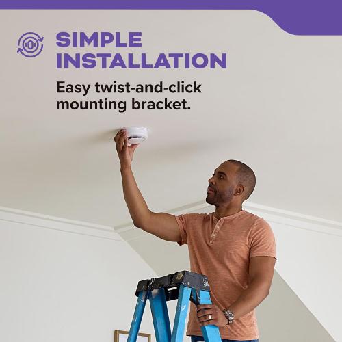 Kidde Detect Battery-Powered Photoelectric Smoke and Carbon Monoxide Detector w/Voice 1 pk