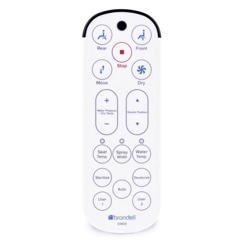 Brondell Swash N/A gal White Elongated Electronic Bidet Toilet Seat