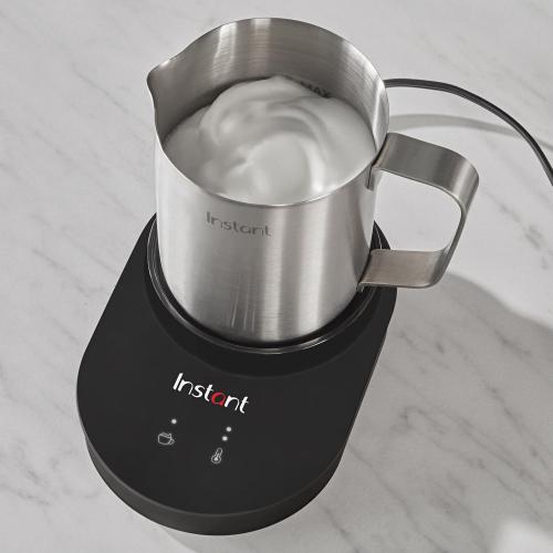 Instant MagicFroth Black/Silver Stainless Steel Milk Frother ‼️has stains ‼️