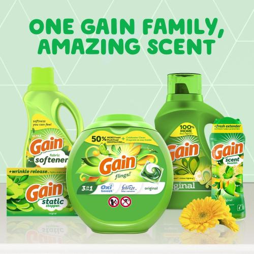 Gain Original Scent Laundry Detergent Liquid 154 fl. oz. 1 pk