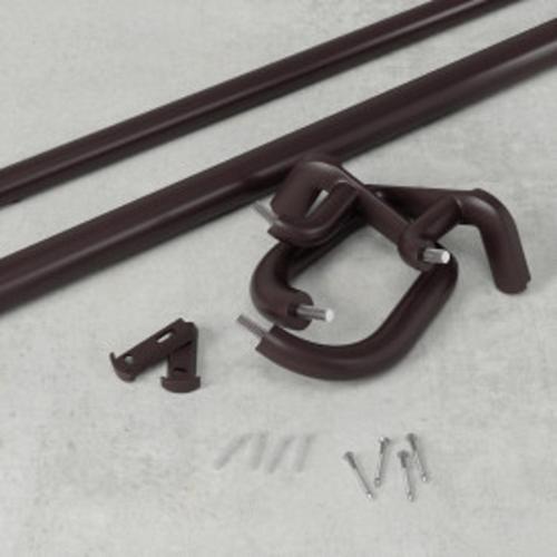 Umbra Twilight Bronze Curtain Rod 48 in. L X 88 in. L