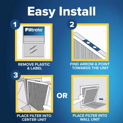 Filtrete 16 in. W X 25 in. H X 2 in. D Polypropylene 1000 MPR Pleated Air Filter 1 pk
