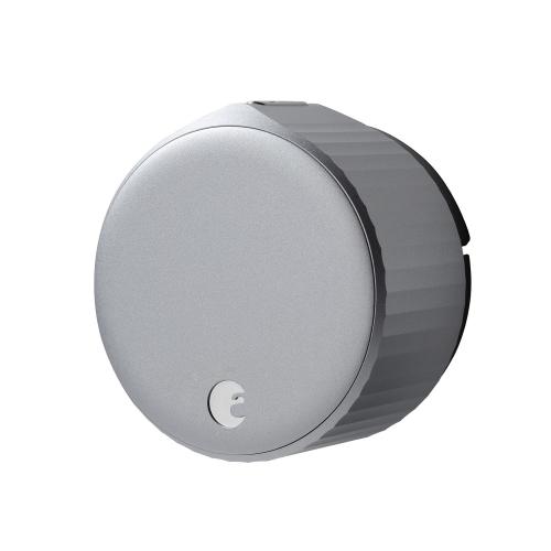 August Home Polished Nickel Metal Wi-Fi Smart Lock