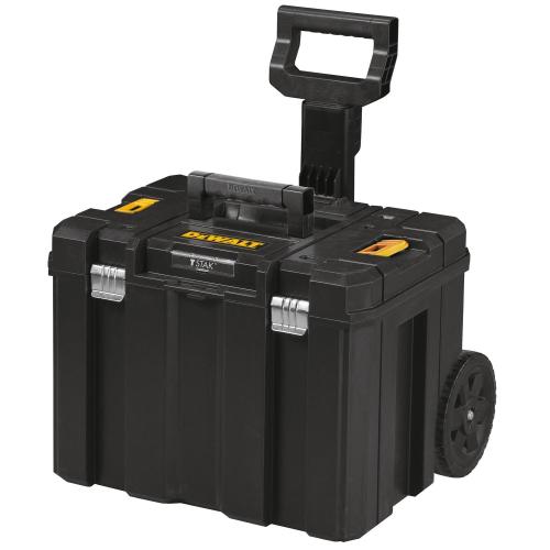 DeWalt TSTAK 20 in. Wheeled Storage Organizer Black/Yellow