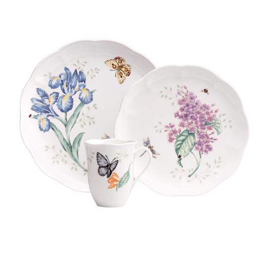Lenox Multicolored Porcelain Butterfly Meadow Dinnerware Set