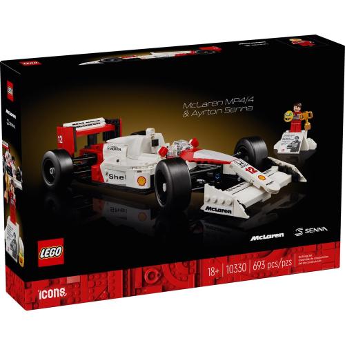 LEGO McLaren MP4/4 and Ayrton Senna Race Car Multicolored 693 pc