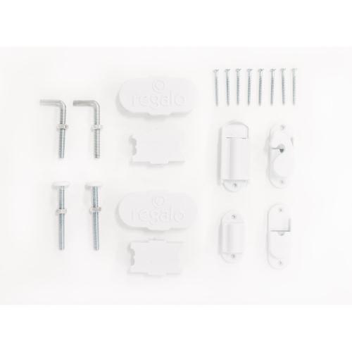 Regalo White 28.75 in. H X 40.5 in. W Metal Stairway Gate