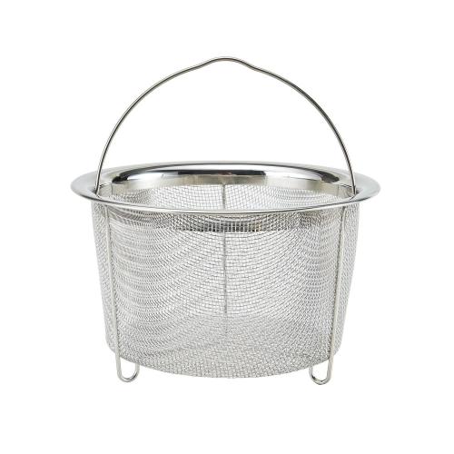 Instant Pot Silver Stainless Steel Mesh Steamer Basket