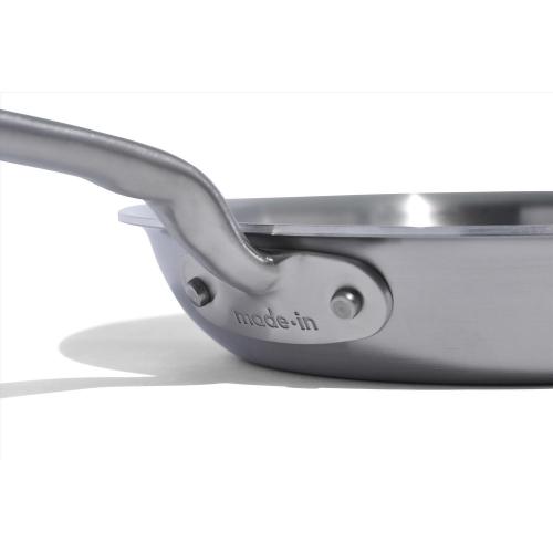 Made In Stainless Steel Fry Pan 8 in. Silver