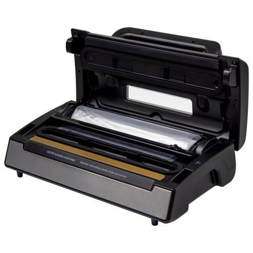 Nesco VS-12 Deluxe Black/Silver Food Vacuum Sealer MAY HAVE MISSING ACCESSORIES