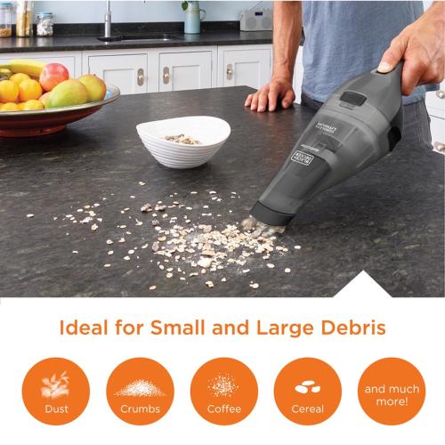Black Decker Dustbuster Bagless Cordless Filter Bag Hand Vacuum