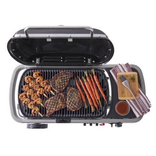 Weber Traveler 9010001 1 Burner Liquid Propane Portable Grill Black