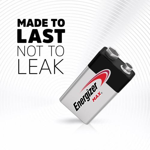 Energizer Max 9-Volt Alkaline Batteries 2 pk Carded