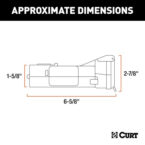 CURT Echo 7 Way Brake Control Connector 6.63 in.