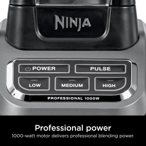 Black Ninja Black Metal/Plastic Blender 72 oz 3 speed