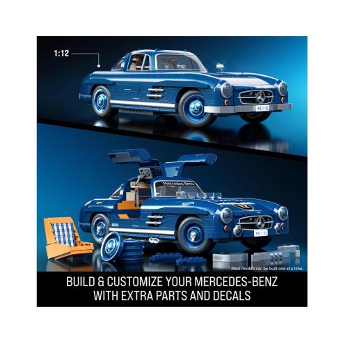 Hot Wheels Mega Premium Mercedes-Benz Building Set 1600 pc