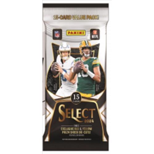 Panini NFL 2024 Select Football Fat Pack Trading Cards Multicolored 15 pc