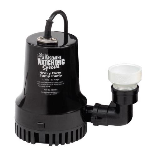 The Basement Watchdog 1/3 HP 2,600 gph Thermoplastic Dual Reed Switch Battery Backup Sump Pump