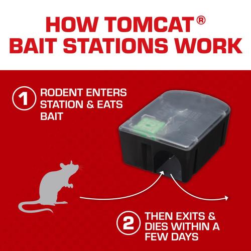 Tomcat Bait Station Blocks For Mice and Rats 2 pk