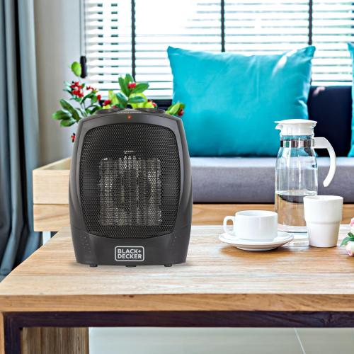 Black Decker 215 sq ft Ceramic Heater and Fan