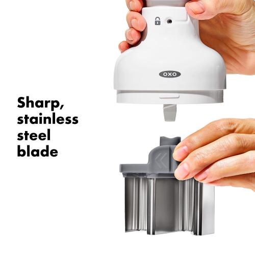 OXO SoftWorks White Plastic/Stainless Steel Food Chopper
