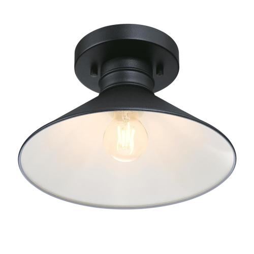 Westinghouse Watts Creek Switch Incandescent/LED Textured Black Black Outdoor Light Fixture Hardwire