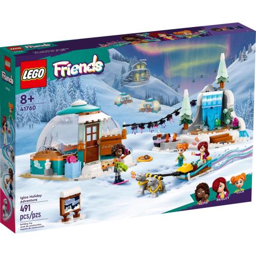 LEGO Disney Igloo Holiday Adventure Building Set Multicolored 491 pc