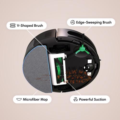 iRobot Bagless Cordless Standard Filter WiFi Connected Robotic Vacuum & Mop