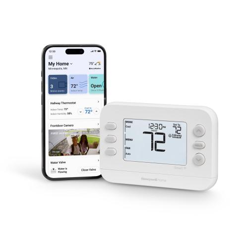 Honeywell Home X2S Smart Built In WiFi Heating and Cooling Push Button Smart-Enabled Programmable (missing PCs)(no test)