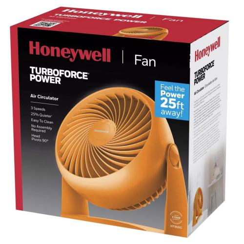 Honeywell TurboForce 10.9 in. H 3 speed Air Circulator Fan