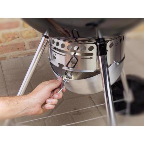 Weber 22 in. Original Kettle Premium Charcoal Grill Black