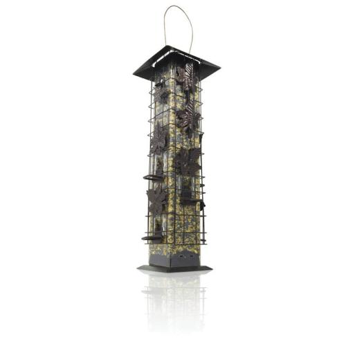 Perky-Pet Squirrel-Be-Gone Wild Bird 2 lb Metal/Plastic Bird Feeder 6 ports