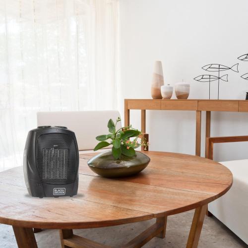 Black Decker 215 sq ft Ceramic Heater and Fan