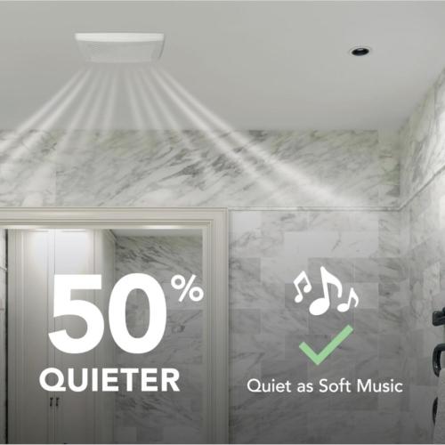 Broan-NuTone Economy Energy Star 50 CFM 2 Sones Bathroom Ventilation Fan