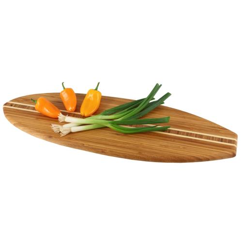 Size 23inch x 7.5 x5/8 58.3 cm 19.1 cm x 1.7 cm Color Brown Totally Bamboo 23 in. L X 7.5 in. W X 0.625 in. Bamboo Cutting Board