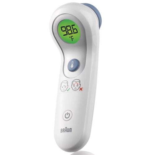 Braun White No Touch Ear and Forehead Infrared Thermometer 1 pk
