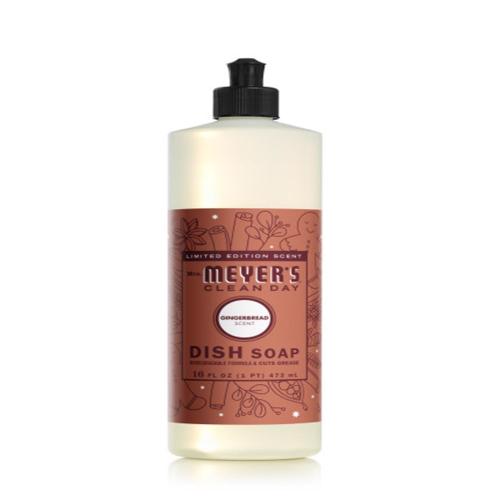 Mrs. Meyer's Clean Day Gingerbread Scent Liquid Dish Soap 16 oz (3 p)