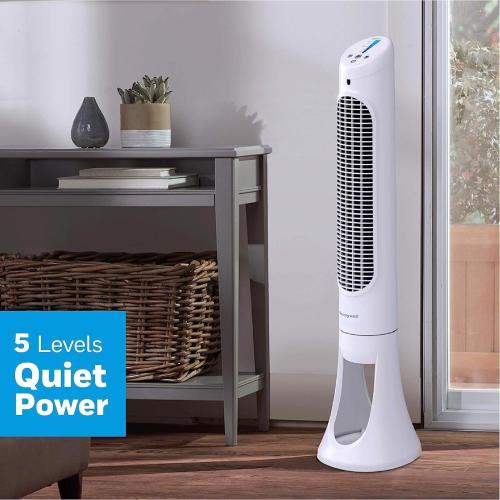 Honeywell 40 in. H X 10 in. D 5 speed Oscillating Whole Room Fan Remote Control