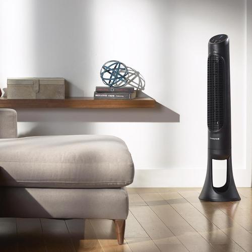 Honeywell QuietSet 40 in. H 8 speed Oscillating Tower Fan Remote Control