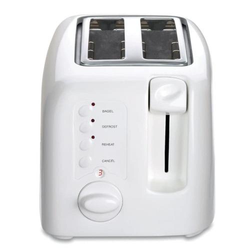 Cuisinart Plastic White 2 slot Toaster 7.2 in. H X 6.5 in. W X 11 in. D