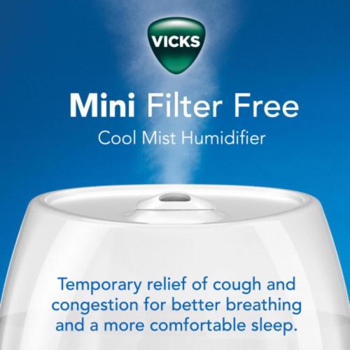 Vicks 0.5 gal 200 sq ft Manual Filter-Free Humidifier