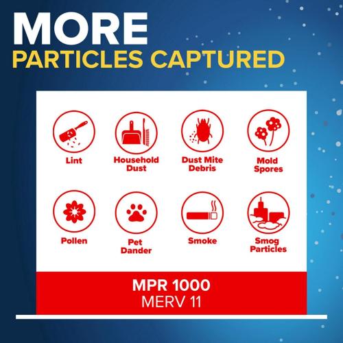 Filtrete 16 in. W X 25 in. H X 2 in. D Polypropylene 1000 MPR Pleated Air Filter 1 pk