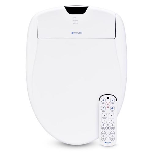 Brondell Swash N/A gal White Round Electronic Bidet Toilet Seat