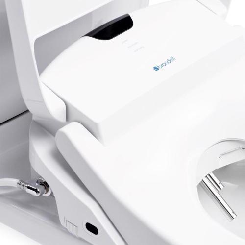 Brondell Swash N/A gal White Elongated Electronic Bidet Toilet Seat
