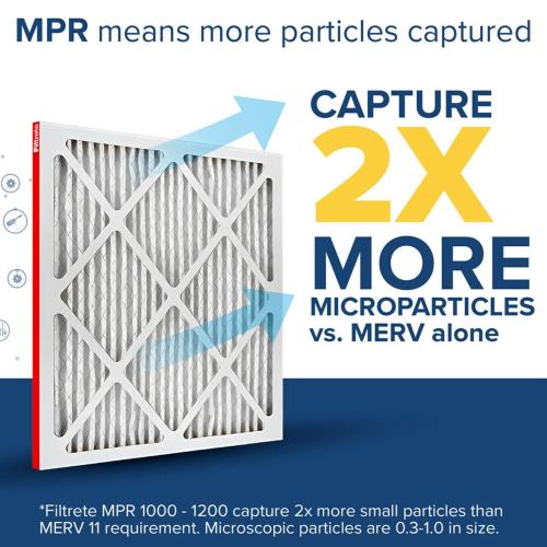 Filtrete 16 in. W X 25 in. H X 2 in. D Polypropylene 1000 MPR Pleated Air Filter 1 pk