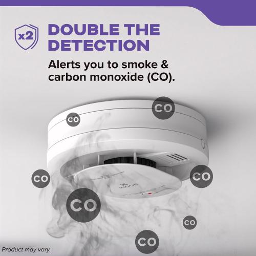 Kidde Detect Battery-Powered Photoelectric Smoke and Carbon Monoxide Detector w/Voice 1 pk