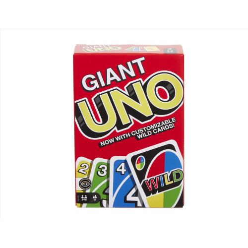 Mattel Giant Uno Card Game Multicolored