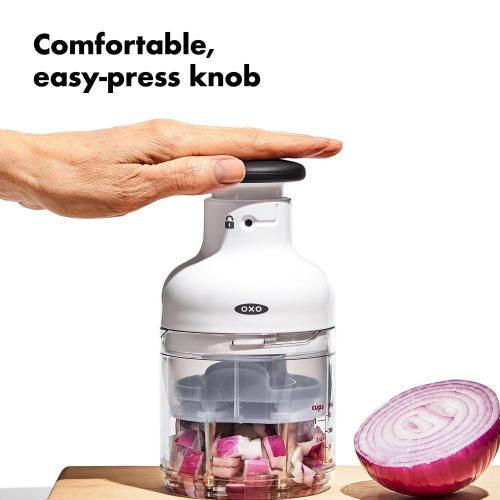 OXO SoftWorks White Plastic/Stainless Steel Food Chopper