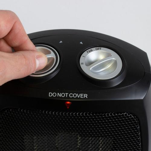 Black Decker 215 sq ft Ceramic Heater and Fan